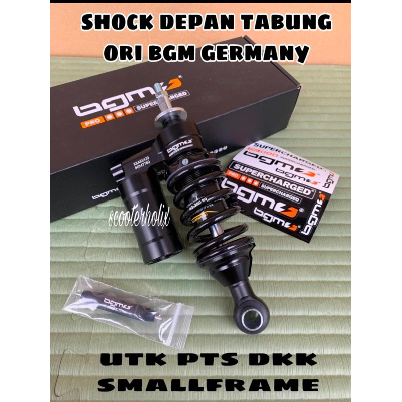 Shock depan BGM tabung hitam utk smallframe pts dkk