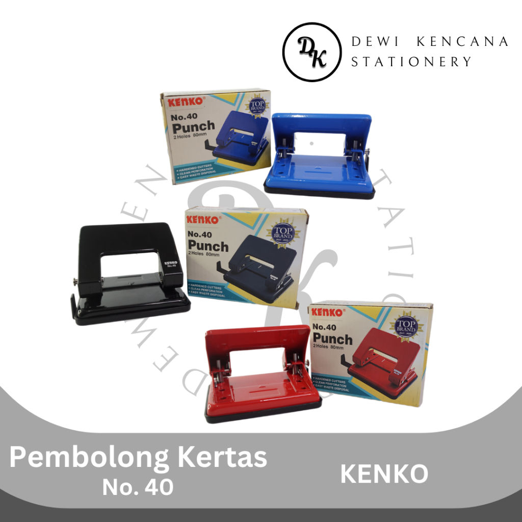 

Pembolong Kertas Kenko Punch 40 - Punch 30 2Holes