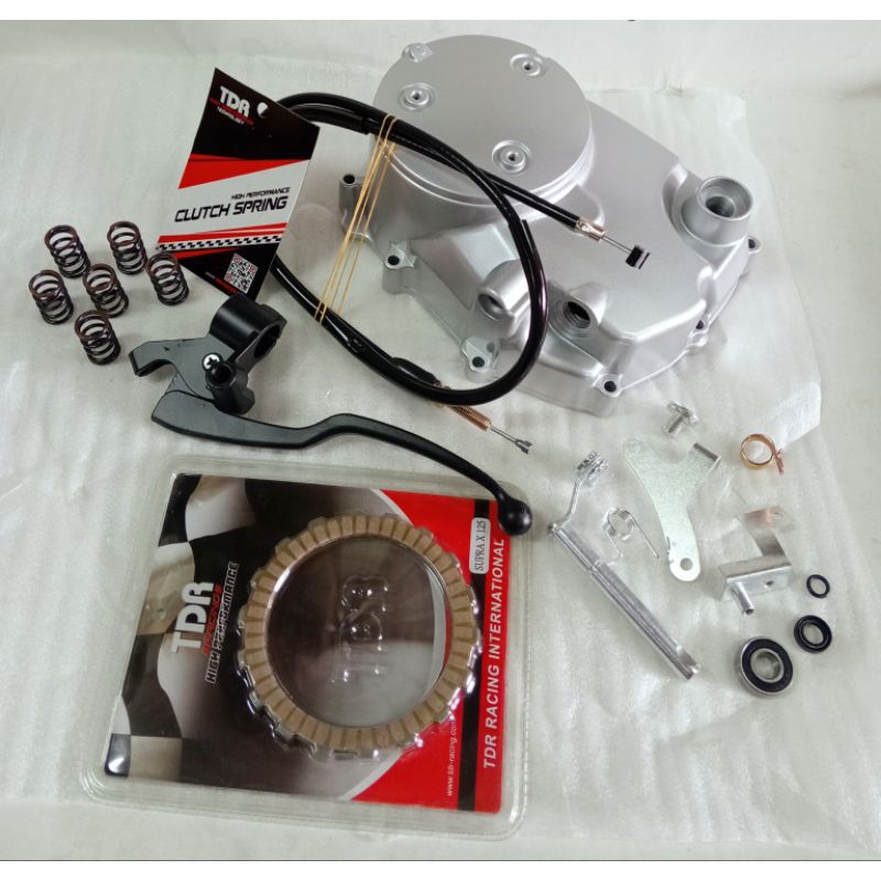 BLOK/BOK/BAK KOPLING RACING KARISMA DAN SUPRA X125 FULL SET PLUS KAMPAS KOPLING TDR DAN PER KOPLING 