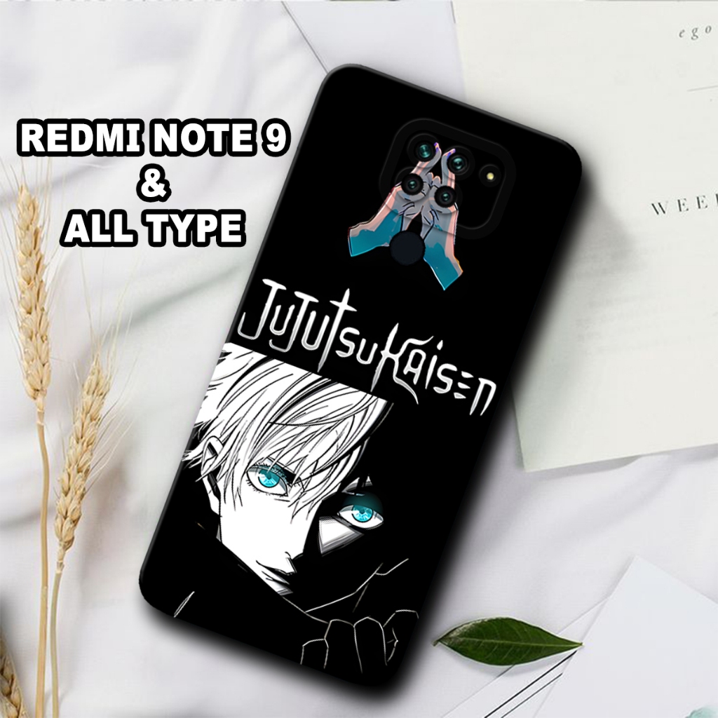 AC1/Softcase Xiaomi Redmi Note 9 Fashion Silikon Pelindung Case Anime Jujutsu Kaisen Case Tpu