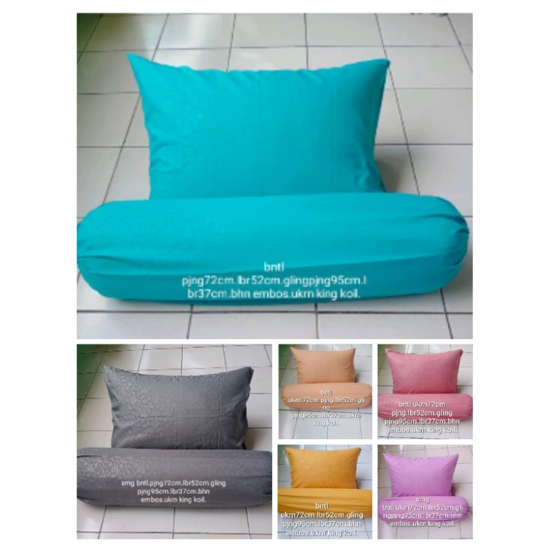 SARUNG BANTAL HOTEL KING KOIL JUMBO / SARUNG BANTAL EMBOS UKURAN KING KOIL