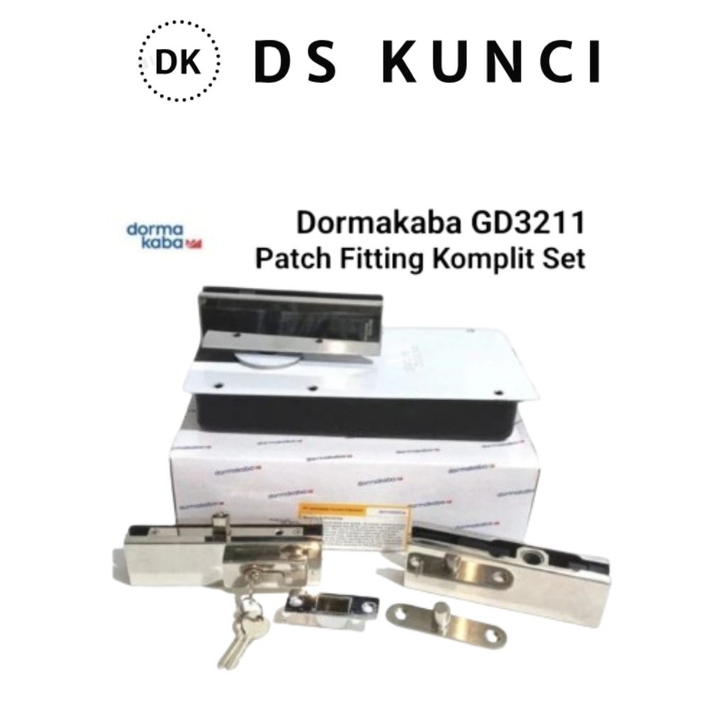 FLOOR HINGE DORMA PAKET DORMA FITTING LENGKAP DORMA+PT 24