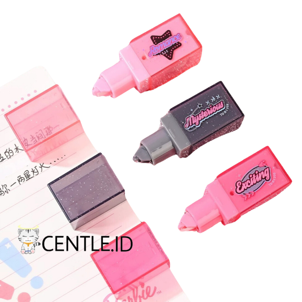 

CENTLE.ID CORRECTION TAPE BARBIE KOTAK TG-B1335 TIPEX KERTAS TIPE-X ROLL BAGUS MURAH ALAT TULIS TERJANGKAU