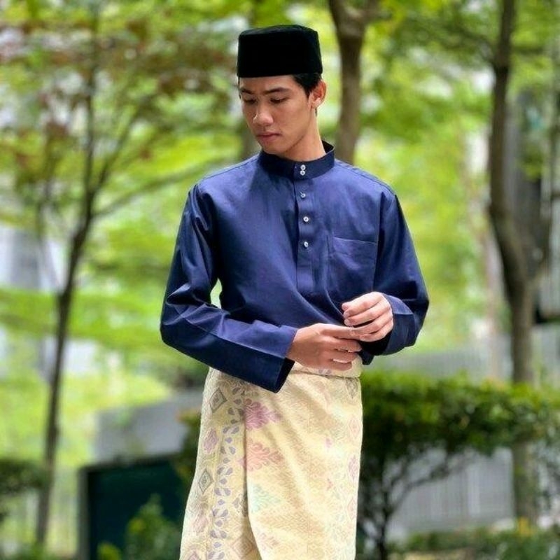 Bisa Cod Baju Formal Pria Baju Adat Melayu Riau Teluk Belanga Terlaris Stelan Baju Adat Melayu Pria 