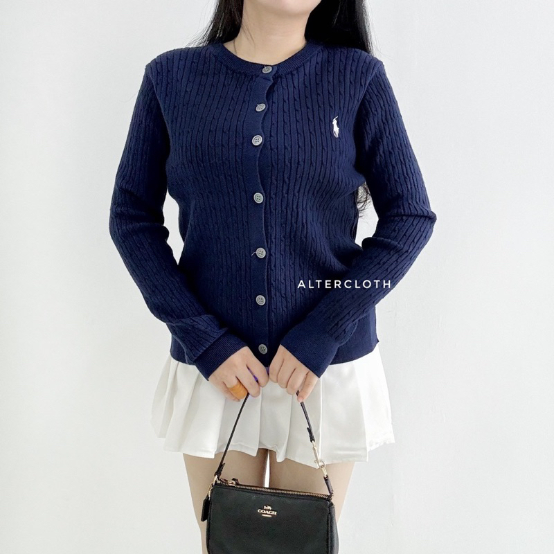 alter.cloth - OLLE CARDI Atasan Wanita Lengan Panjang Longsleeve Kardigan Korea Fashion Knitwear