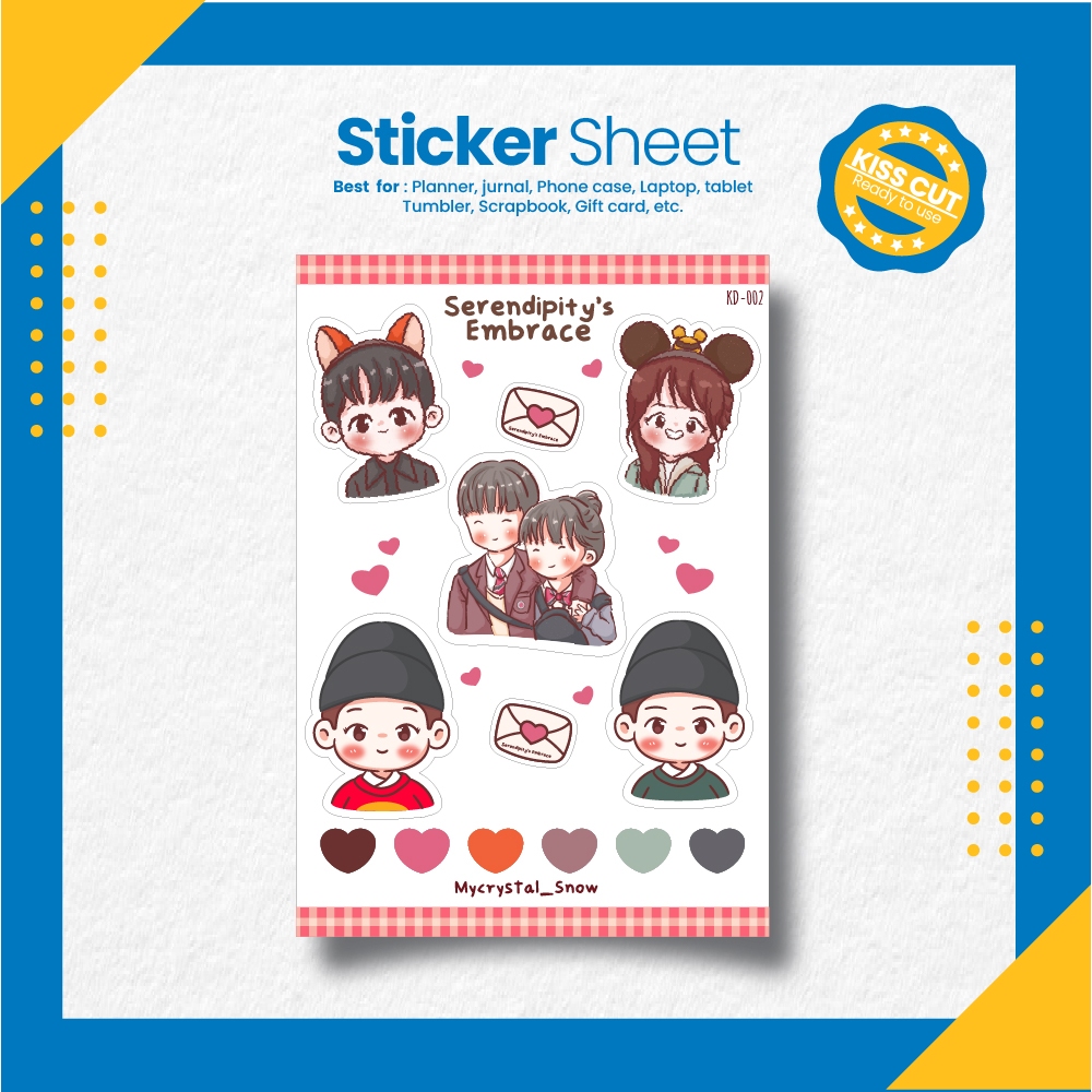 

KDrama Serencipity's Embrace Sticker Sheet [KD-001]