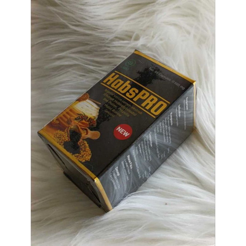 HabsPro Original isi 55 Kapsul | Obat Asma,Alergi, Osteoporosis |