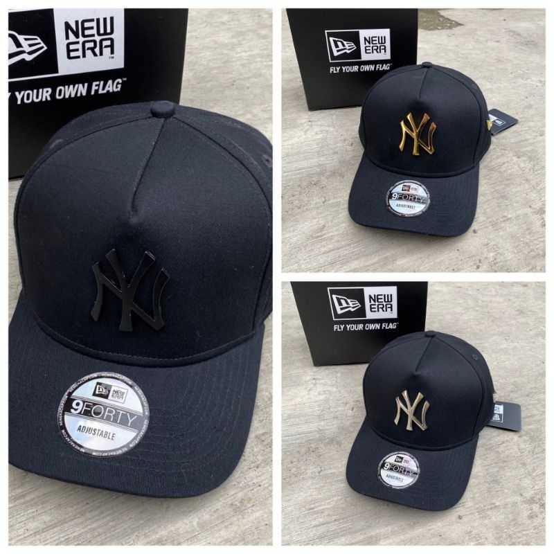 Topi NY Logo Besi New York Topi Plat Besi Logo NY Pria Wanita unisex
