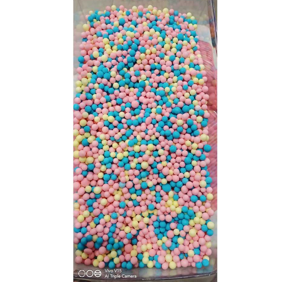 Butiran Styrofoam Warna Warni