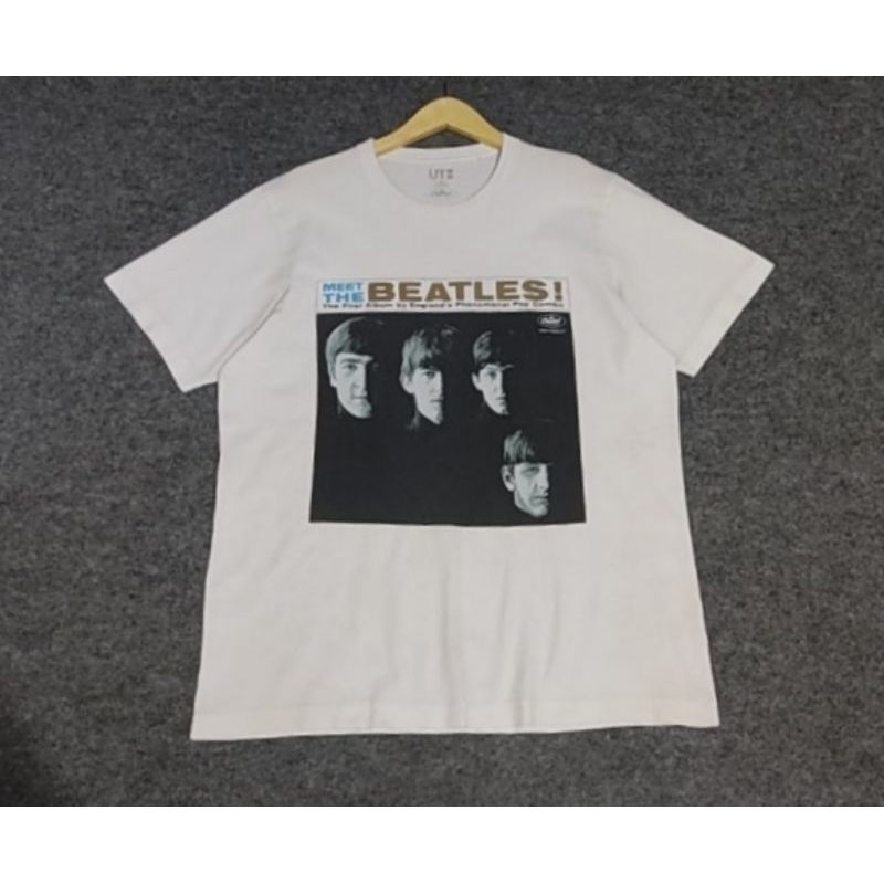 tshirt uniqlo x the beatles