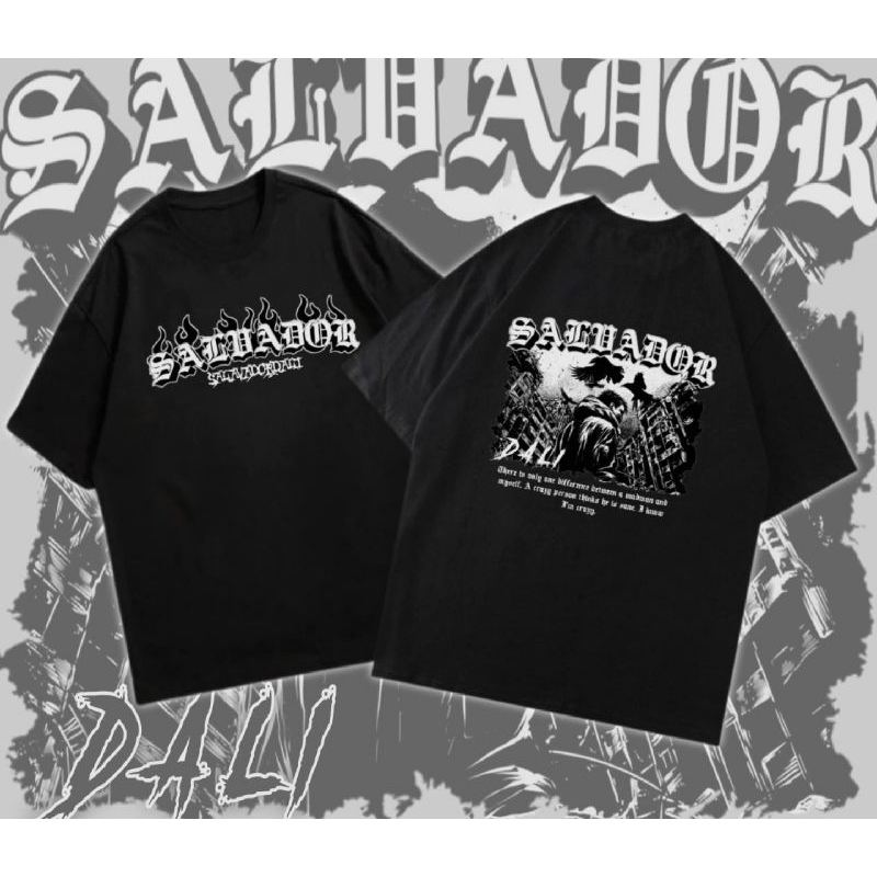 KAOS SALVADOR DALI | KAOS KOMUNITAS