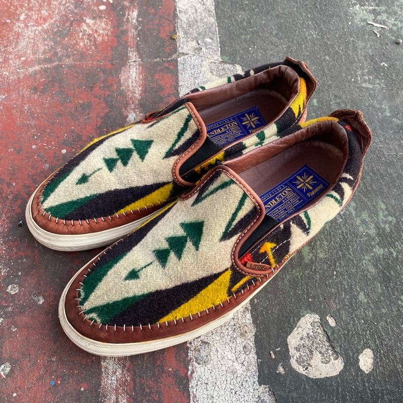 Vans vault slip on pendleton taka hayashi