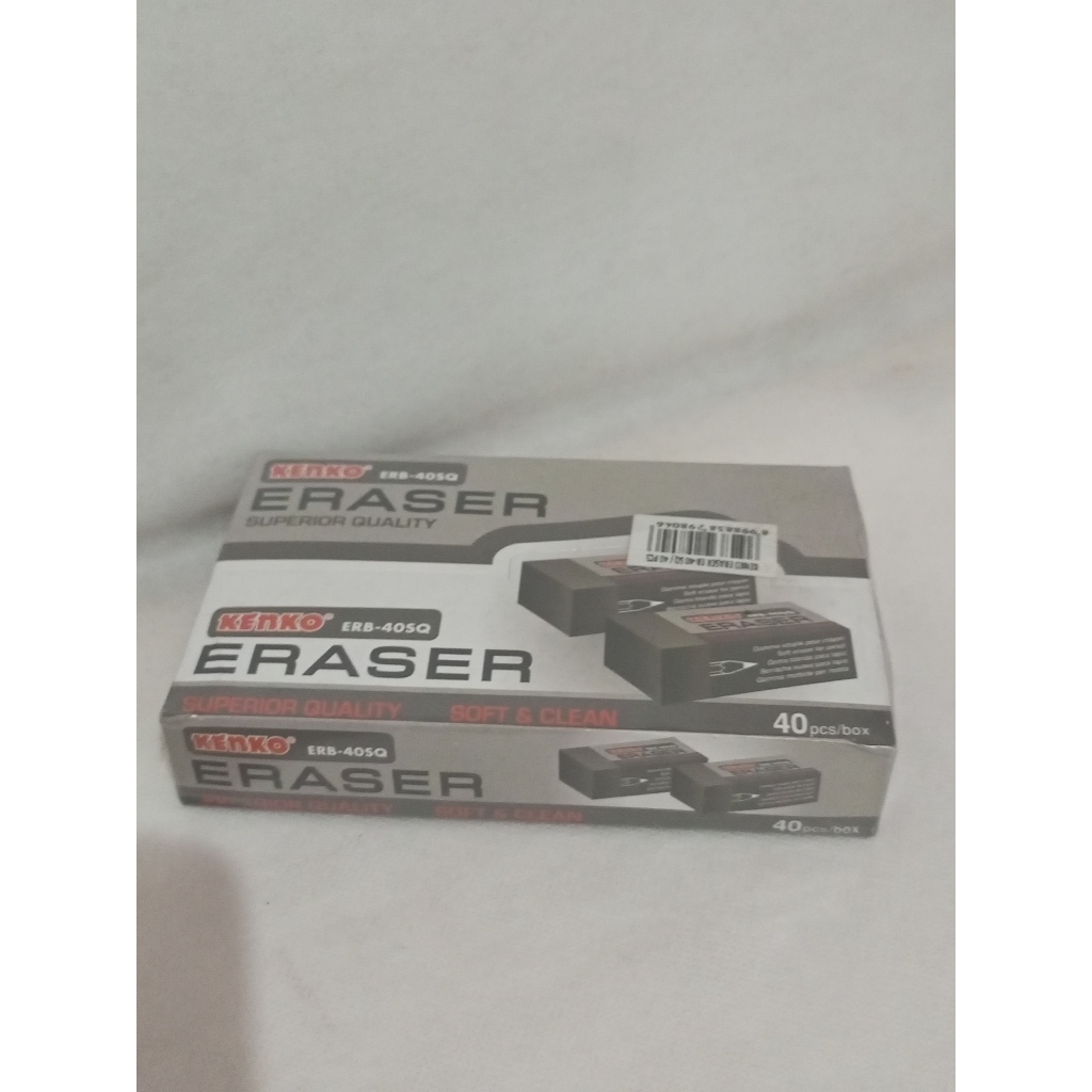 

Kenko Eraser Hitam. Isi 40 pcs