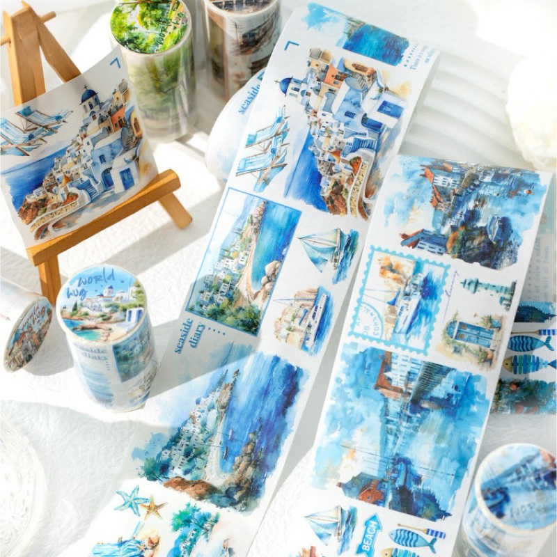 

(Kiricart) World Hug Washi Sticker Aesthetic / Journaling / Scrapbooking / DIY / Art and Craft