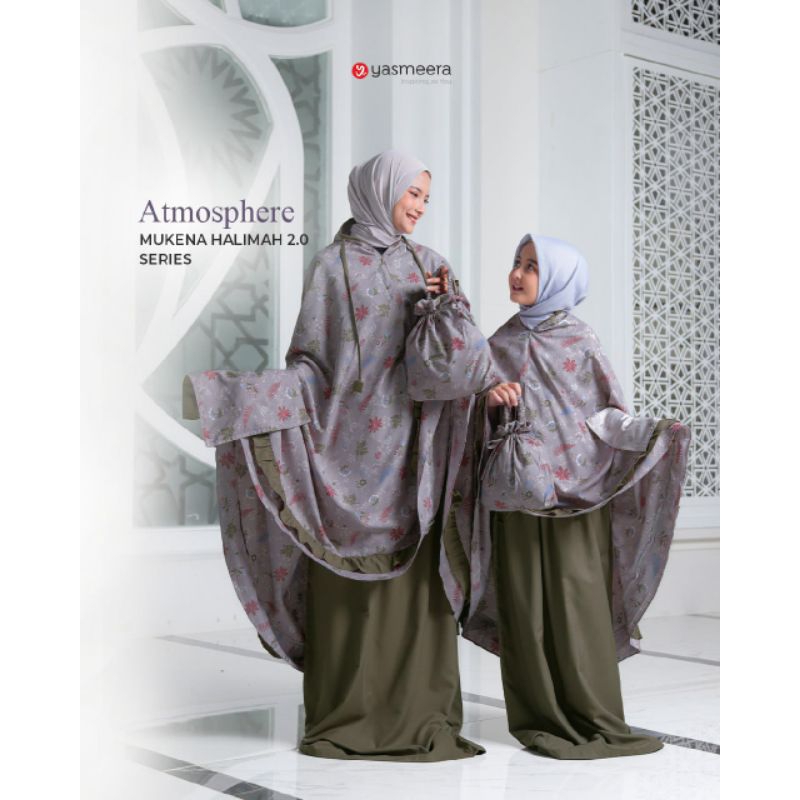 (BISA COD) MUKENA YASMEERA HALIMAH / MUKENA YASMEERA TERBARU