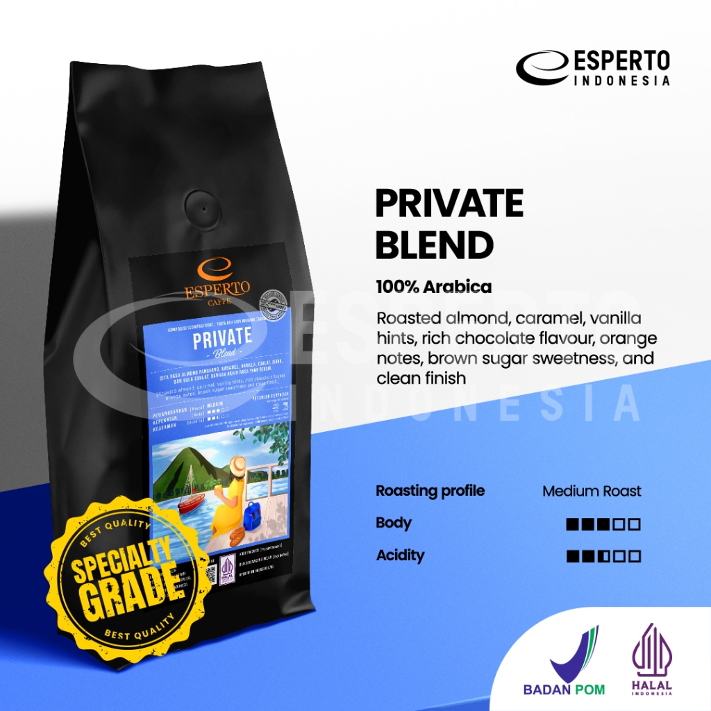 

Esperto Caffe Speciality Grade Private Blend 6 kg - BIJI KOPI