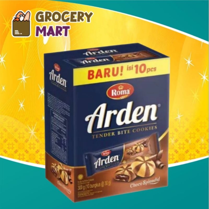 

(BOX) Roma ARDEN Biskuit Tender Bite Cookies Isi 10Pcs