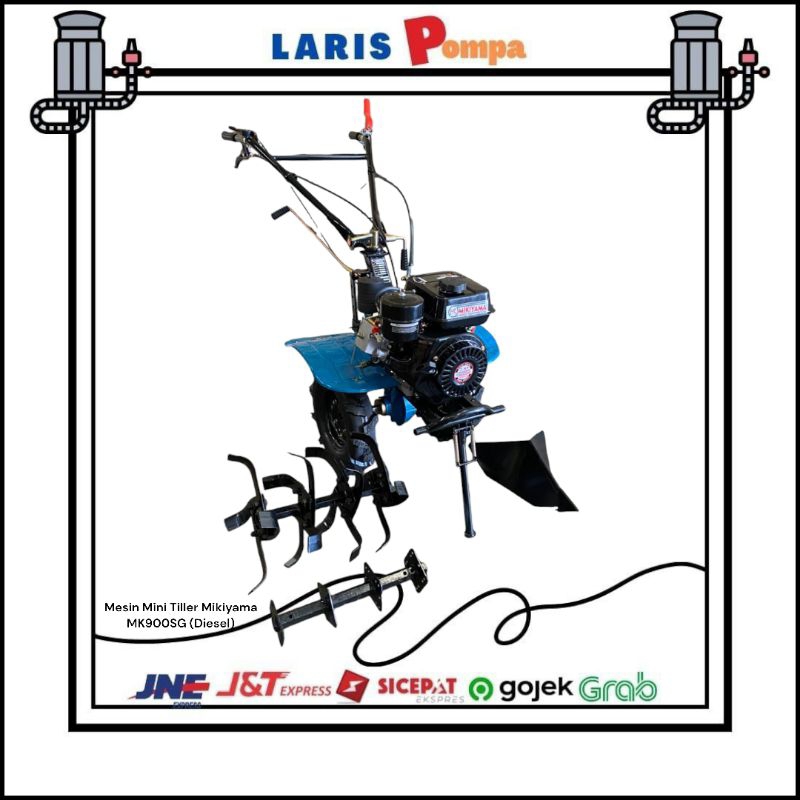 Mesin Mini Tiller Mikiyama MK900SG (Diesel)