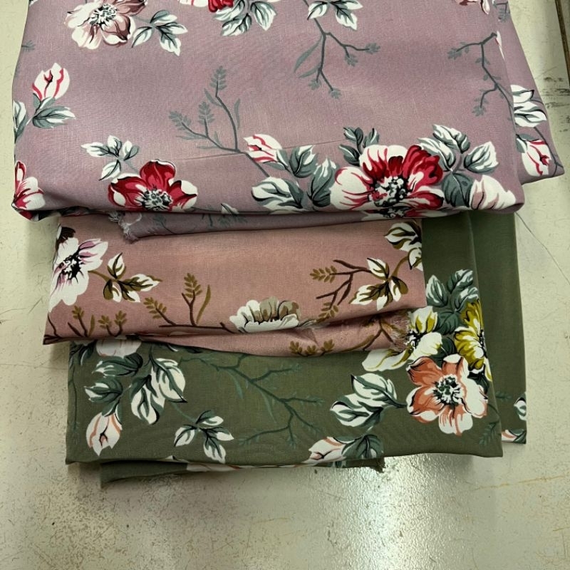 Kain wolfis Premium Grade A / kain monalisa motif