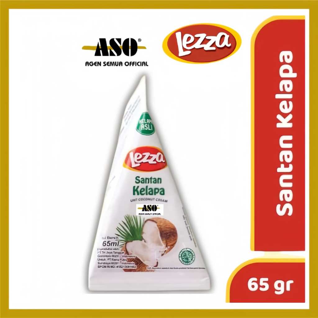 

LEZZA SANTAN kelapa siap pakai 65ml PROMO !!!