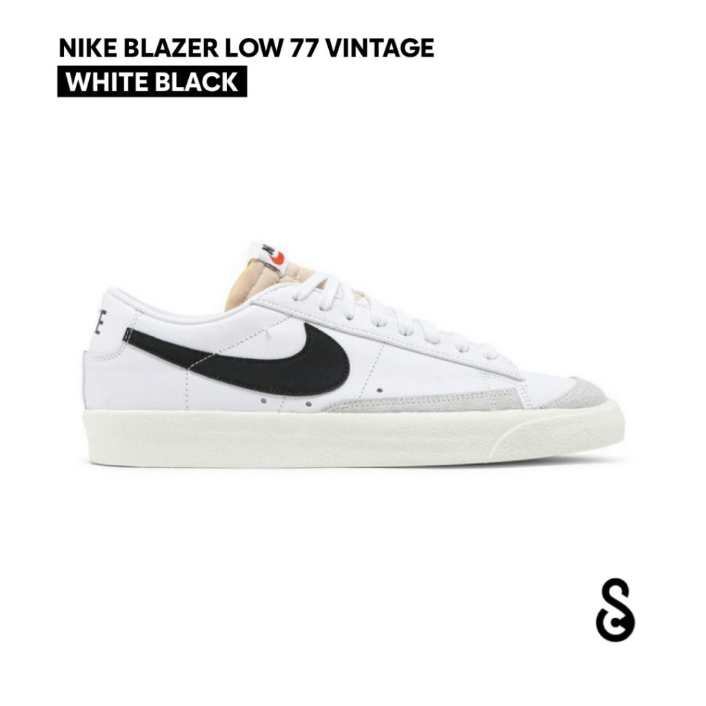 Nike Blazer Low 77 Vintage White Black