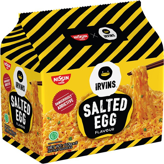 

Nissin X Irvins Salted Egg Instant Noodle