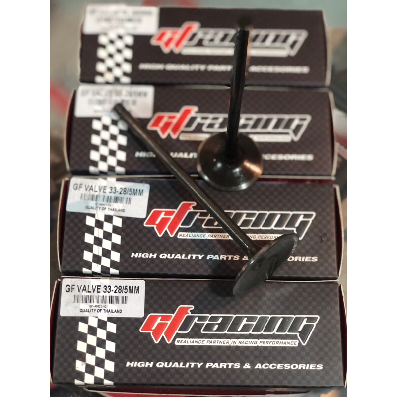 Klep  32 28 batang 5mm GF racing/ Valve klep 33 28 batang 5mm Original Gf Racing