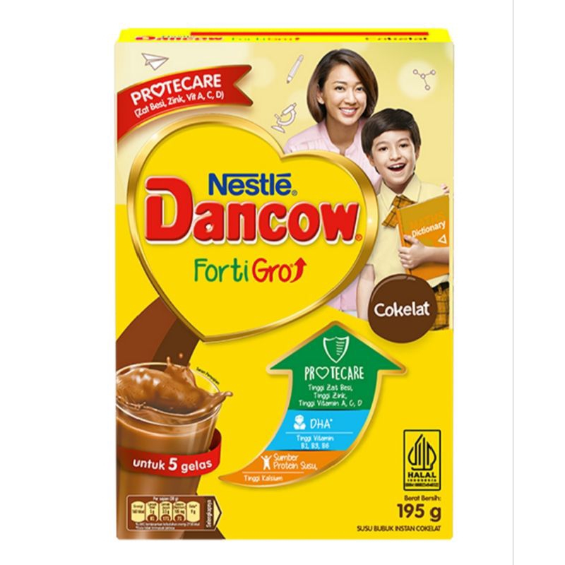 

(PROMO) DANCOW FORTIGRO RASA COKLAT 195GR KEMASAN EKONOMIS