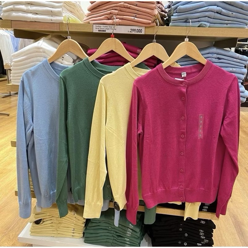 Cardigan Basic CN Hoodie Uniqlo GU