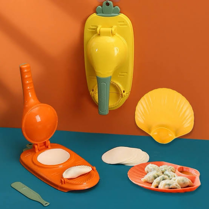 CETAKAN ADONAN KULIT PANGSIT 2 IN 1 CETAKAN KUE PASTEL MANUAL TEKAN PEMBUAT KULIT PANGSIT PORTABLE