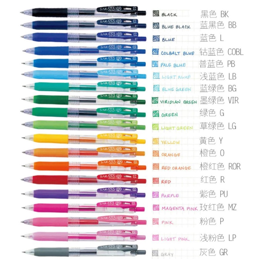 

DISCOUNT SPECKTACULAR Pulpen Gel Zebra Sarasa JJ15 571