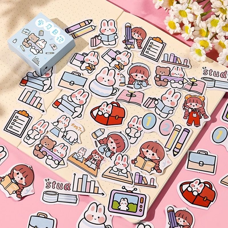 

Penawaran Terbatas 3pcs set Stiker Aneka Desain Kartun Untuk Dekorasi Diaryscrapbook DIY A6