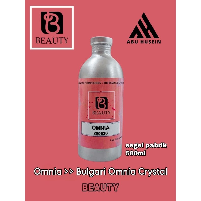 BIANG BIBIT PARFUM BEAUTY OMNIA AROMA SEARAH BULGARI OMNIA CRYSTAL LUZI netto 500ML (untuk keteranga