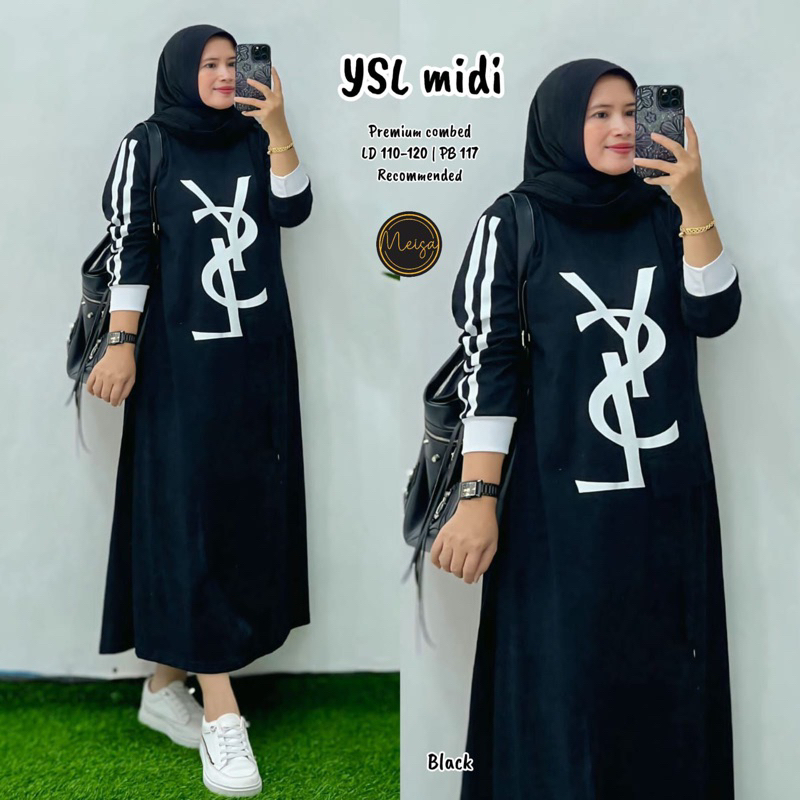YSL • SYAKIA • MELAYA • NYL • TASKIA • ALESIA • LIYANA MIDI • MEISA • SALE BRIGITTE #41 MIDI DRESS J