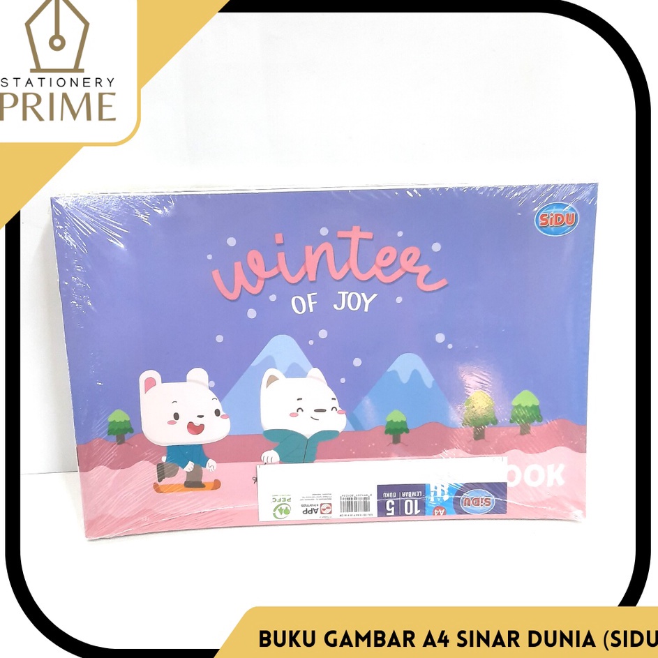 

STYLISH Buku Gambar Sinar Dunia SIDU A4 1 Pack Isi 5 Buku