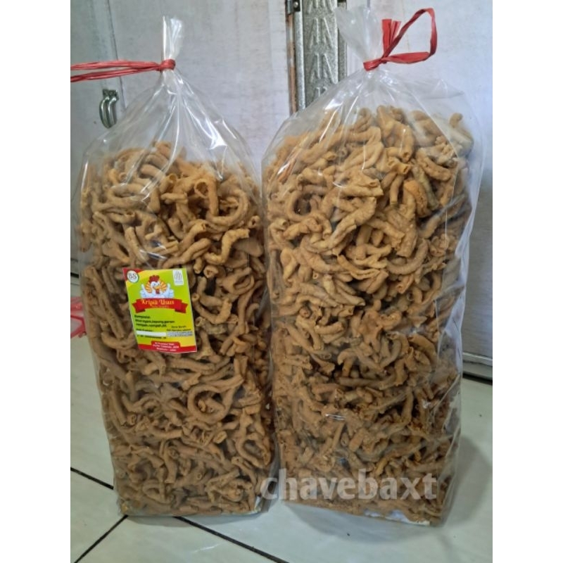 

keripik usus ayam premium 1kg enak renyah dan gurih/usus crispy premium