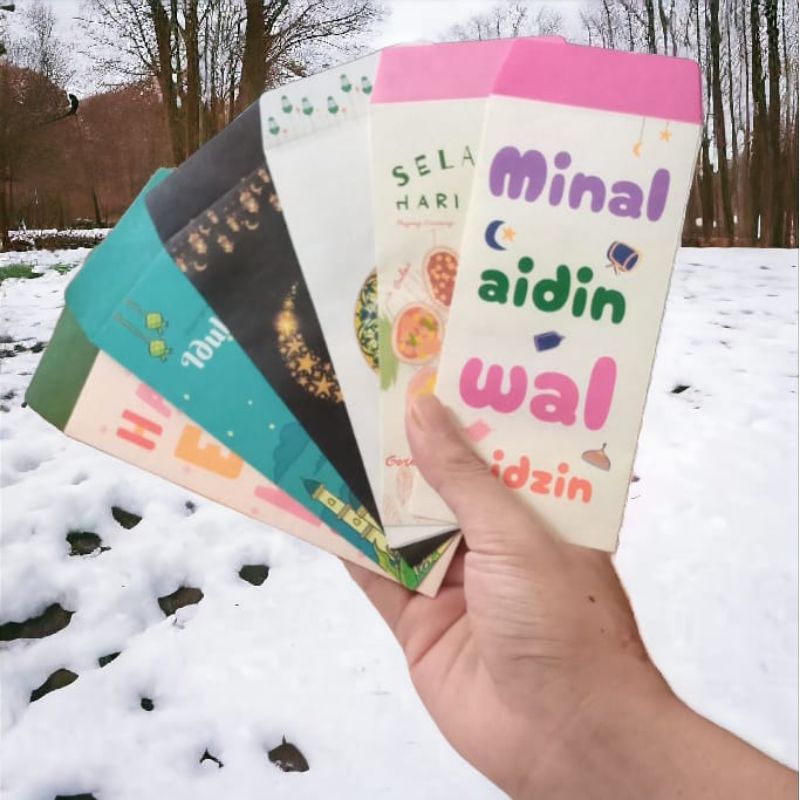 

angpao lebaran unik/amplop thr/amplop lebaran/amplop lebaran aesthetic/amplop lebaran karakter