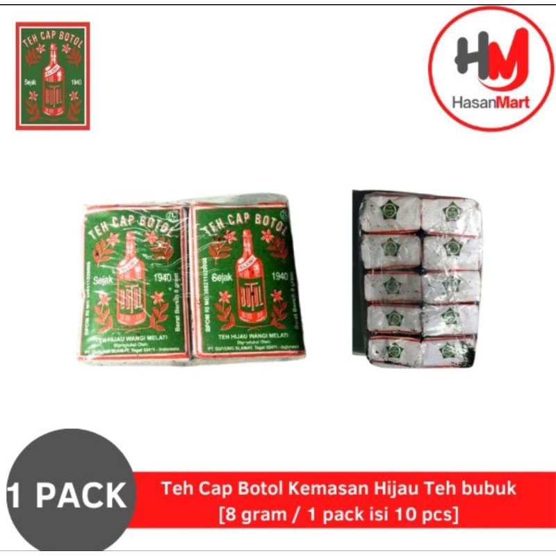 

1 teh cap botol lusinan kecil kecil isi 10 pcs