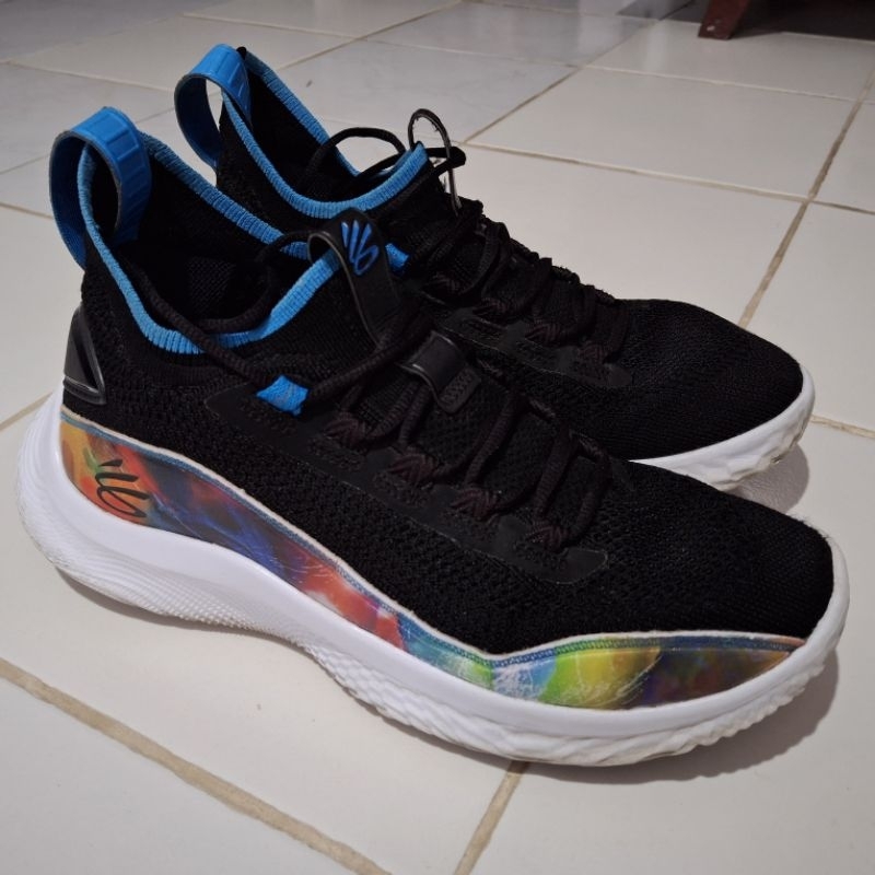 Sepatu basket curry 8 flow size 44 second original
