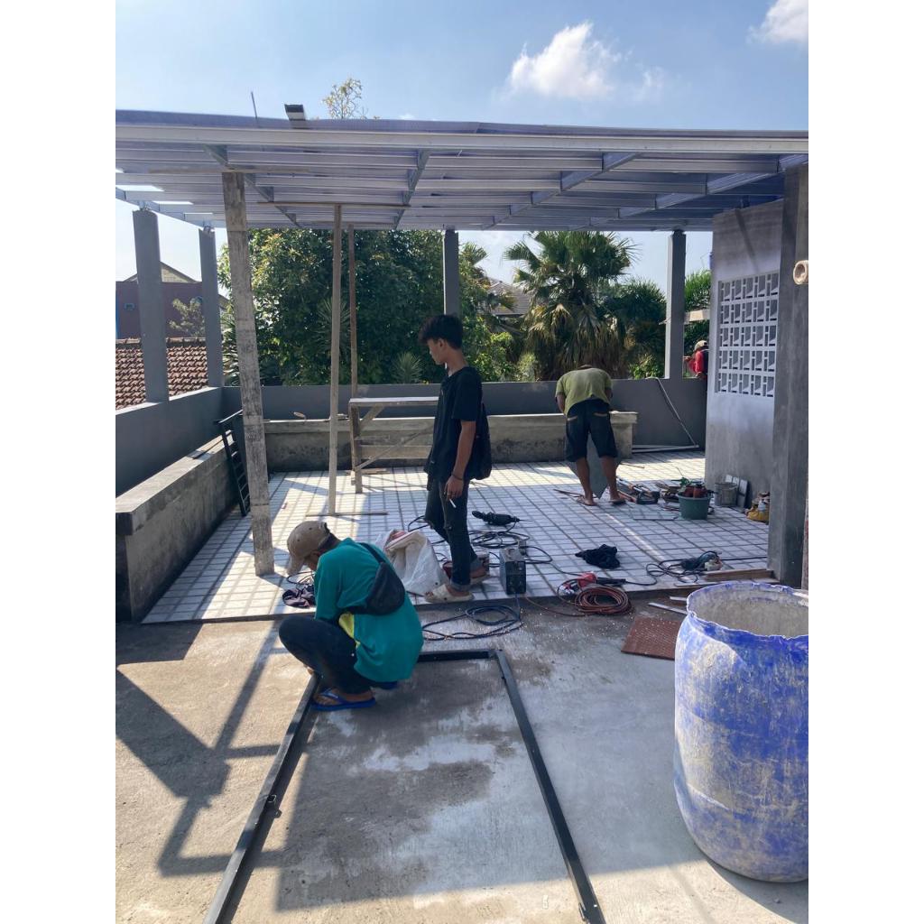 kanopi transparan jemuran minimalis Bandung