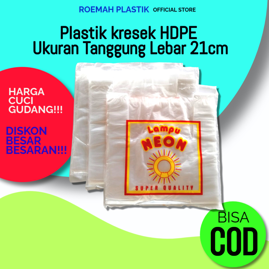 Kantong Plastik Kresek Putih Transparan Bening Kecil