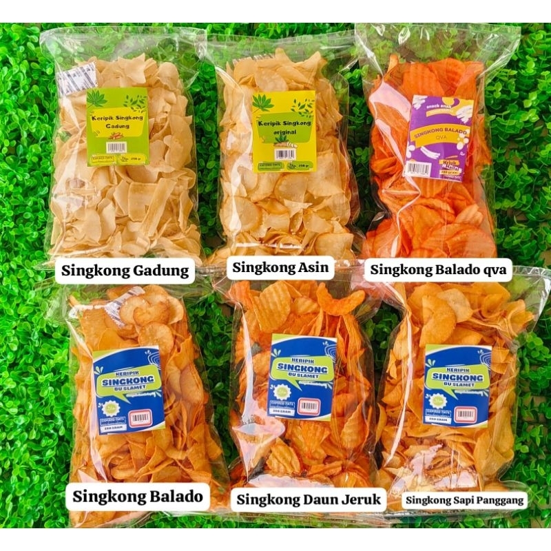 

KRIPIK SINGKONG 149K 5 BUNGKUS 250 GR/PAKET KRIPIK SINGKONG 149K