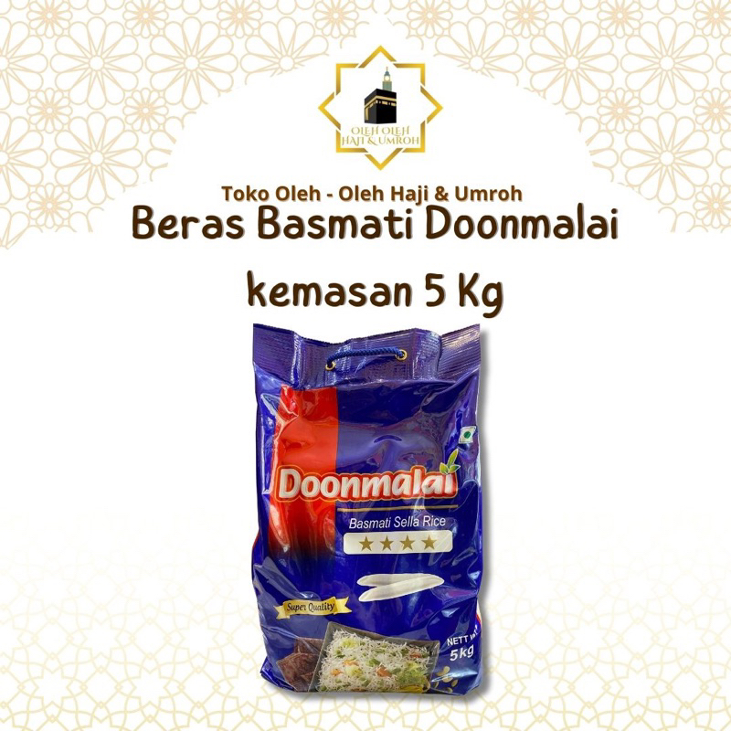 

BERAS BASMATI DOONMALAI 5 KG cocok untuk memasak NASI KEBULI, KABSA, MANDHI dan BRIYANI