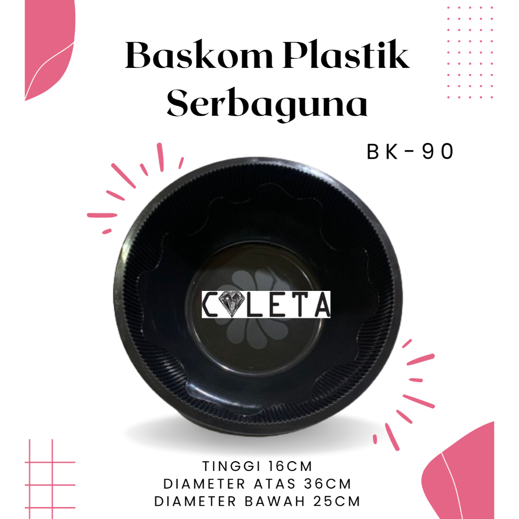 Baskom Plastik Jumbo / Baskom Hajatan / Baskom Cuci Sayur / Baskom Tebal / Baskom 30 / Wakul hajatan