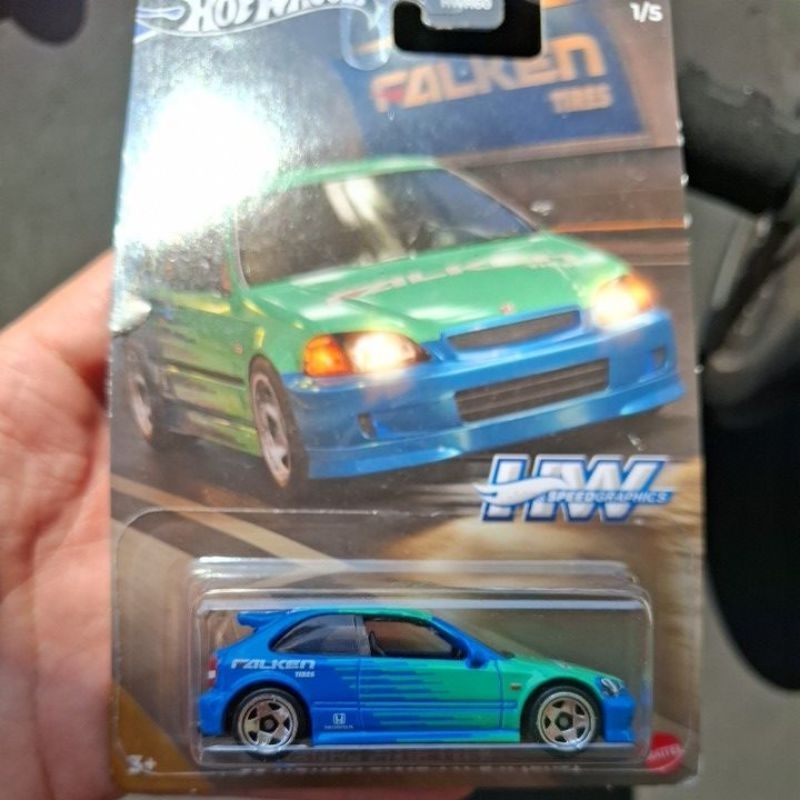 hotwheels civic falken