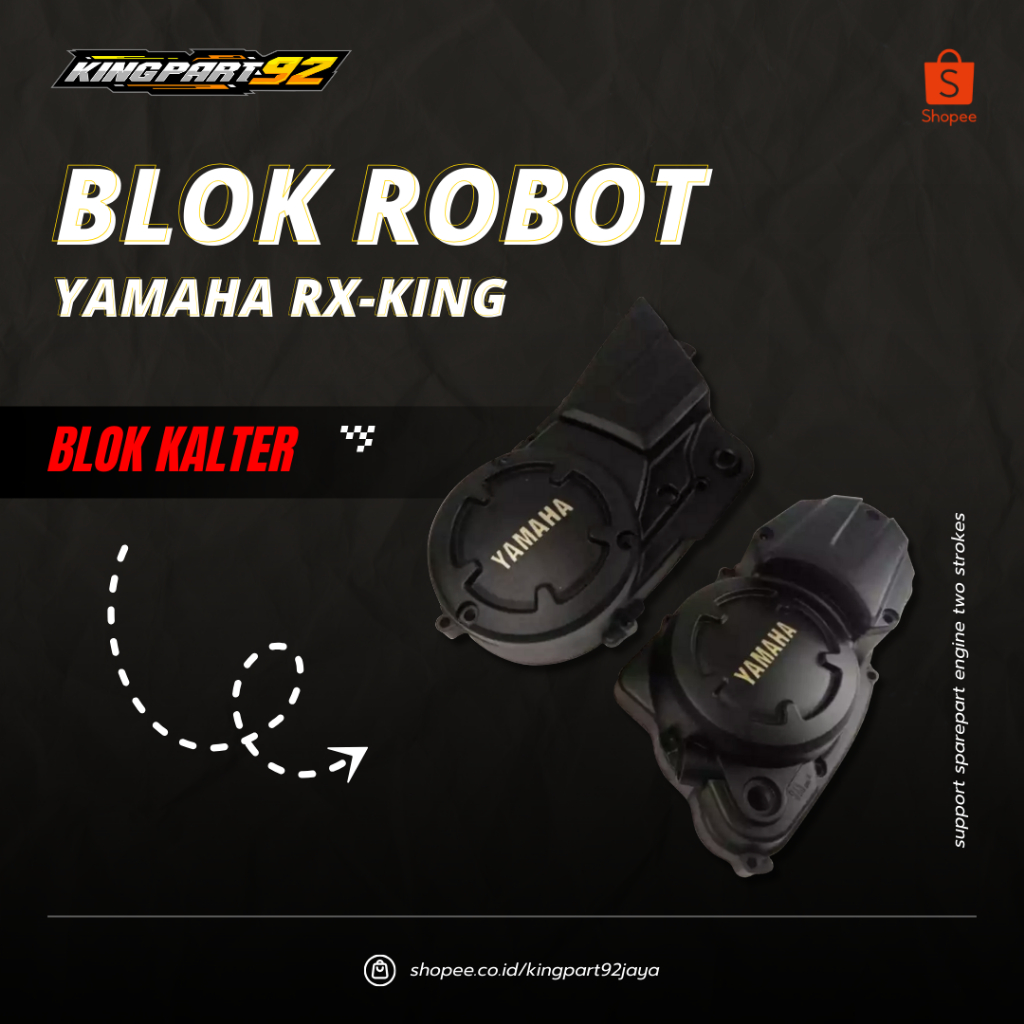 BLOK ROBOT BLOK KALTER COVER MESIN NEW RX KING POWDER COATING BLOK MESIN BLOK ROBOT RXKING CHOATING 