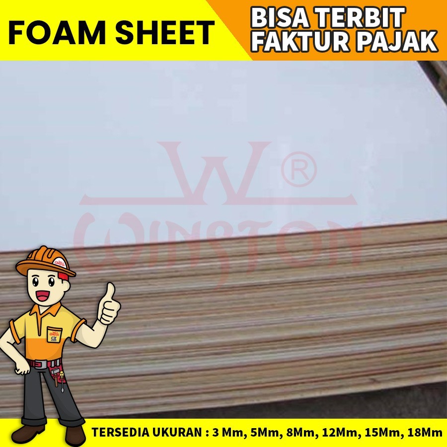 TRIPLEK FOAM SHEET / TRIPLEK BOARD 3 MM 5 MM 8 MM 12 MM 15 MM 18 MM BY WINSTON
