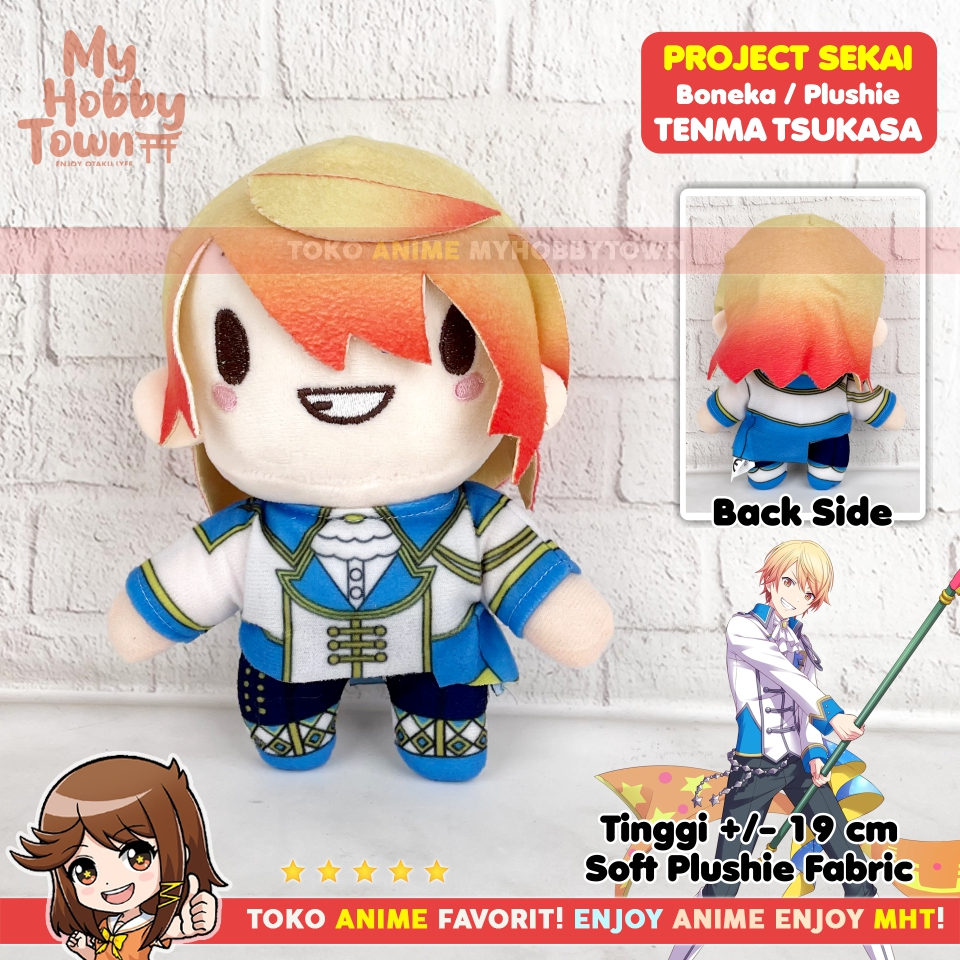 Boneka Anime Game Project Sekai Tsukasa Tenma Wonderlands x Showtime Pjsekai Puroseka Plushie Doll