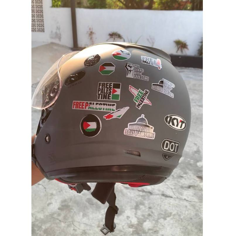 

STICKER FREE PALESTINE | STICKER TUMBLER | STIKER LAPTOP | KOPER | HELM | HP (1 Set )