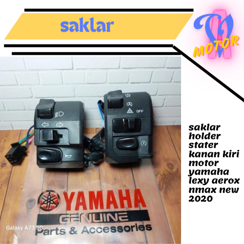 saklar holder kiri kanan motor yamaha lexy aerox nmax new 2020